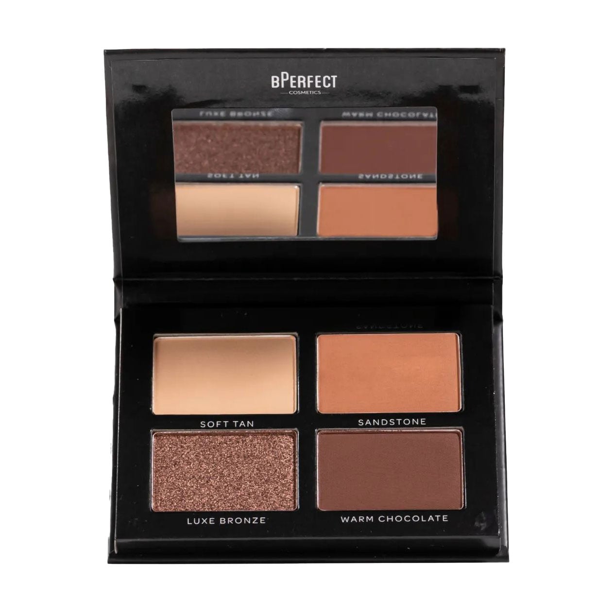 Палетка тіней для повік BPerfect Cosmetics Simplif-EYE Bronze Edit Shadow Quad, 12 г